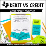 Debit Cards vs. Credit Cards Matching Activity | Personal 