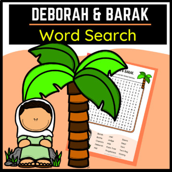 Preview of Deborah and Barak Bible Word Search