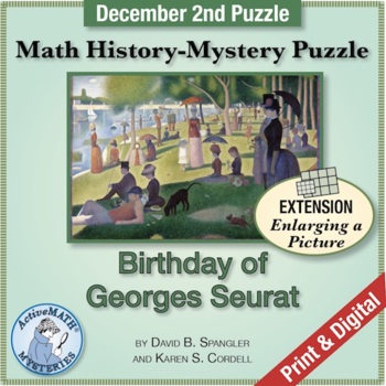 Preview of Dec. 2 Math & Art Puzzle: Georges Seurat & Pointillism | Daily Mixed Review
