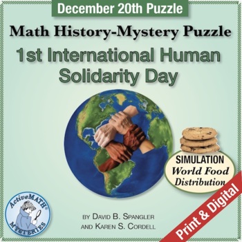 Preview of Dec. 20 Math & Social Studies Puzzle: Human Solidarity Day | Daily Mixed Review