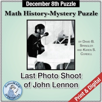 Preview of Dec. 8 Math & Music Puzzle: Last Photo Shoot of John Lennon | Daily Mixed Review
