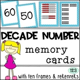 Decade Numbers Memory Game