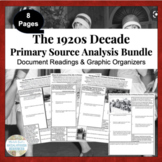 Decade of Roaring 20s 1920s U.S. History Primary Source An