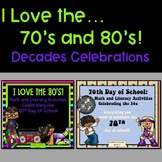 Decades Bundle: 70th and 80th Day of School