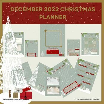 Preview of December 2022 Christmas Planner
