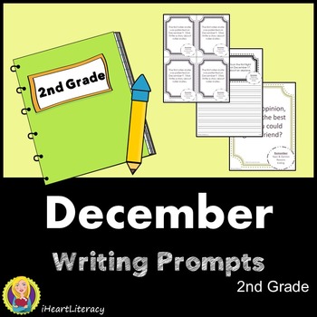 Writing Prompts December 2nd Grade Common Core by ...