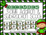 December 3 Digit Addition and Subtraction with Regrouping Scoot