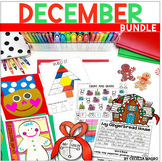 December Activities BUNDLE Christmas Math Reading Writing 