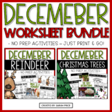 2nd & 3rd Grade December Lesson BUNDLE - Christmas Tree & 