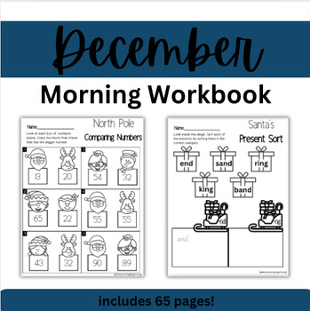 Preview of December Activities Workbook