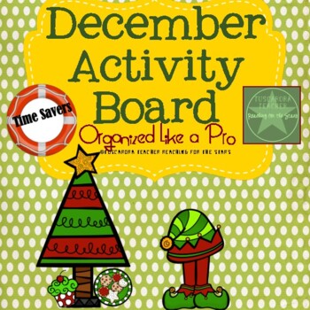 Preview of December Activity Board