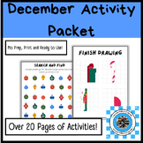 December Activity Packet-Early Finishers-Morning Work-Mont