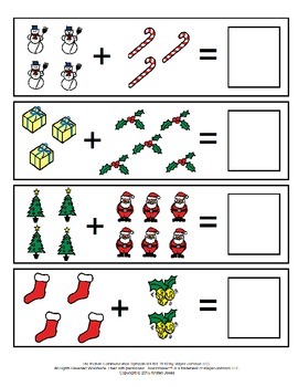 December Addition File Folder Games by Sassy Crafty SPED | TpT