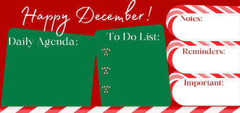 Preview of December Agenda Slide