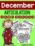 December Articulation Game Boards
