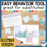 December Behavior Puzzles Whole Group Incentive 