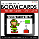 December Boom Cards™ | Subtraction to 20 Boom Cards™
