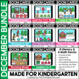 December Boom Cards™ for Kindergarten Gingerbread Theme | 