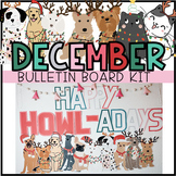 December Bulletin Board // Holiday Dog and Cat Bulletin Board