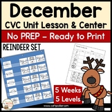 December CVC Unit Lessons, Activities & Center | Multi-Sen