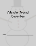 December Calendar Journal