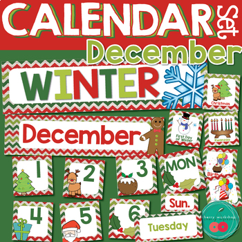 Preview of December Calendar Numbers