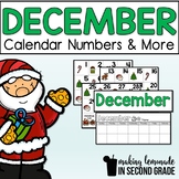 December Calendar Numbers & More