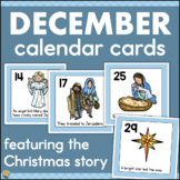 December Calendar Cards - Nativity Christmas Story Christi