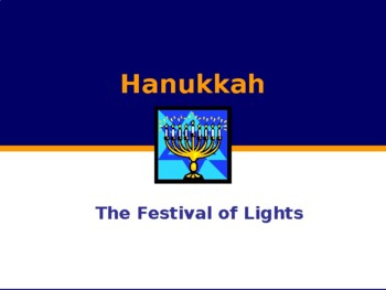 Preview of December Celebrations:  Hanukkah