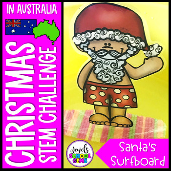 Preview of December Christmas Around the World STEM Challenge | Christmas in Australia
