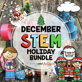 December Holidays Christmas STEM Activities Bundle with Di