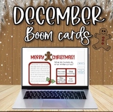 December Christmas Holiday Boom Reading Comprehension Cards