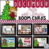 December Christmas Math and Literacy  Boom Cards