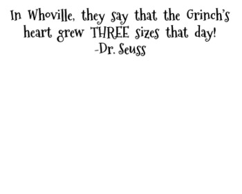 Preview of December/Christmas Measurement Activity Grinch Heart