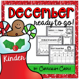 December {Christmas} Ready to Go Printables for Kindergarten