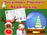 December Christmas Themed Reading Log that Reinforces Lite