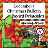 December, Christmas, and Winter Bulletin Board Craftivity 