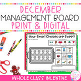 December Classroom Management Board | Whole Class Incentiv
