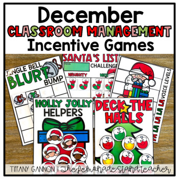 December Classroom Management Games by Tiffany Gannon | TpT