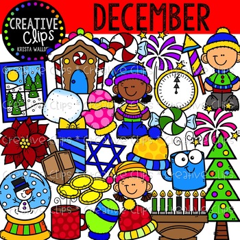 month of december clipart