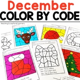 December Color by Code Special Education