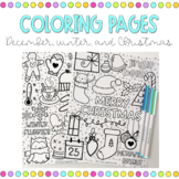December Coloring Pages | Christmas and Winter