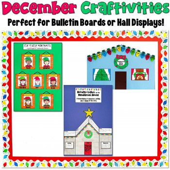Preview of December Craftivity BUNDLE: Create Student-Centered Bulletin Boards