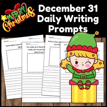 Preview of December Daily Creative Writing Prompts | 31 Days of Writing