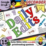 December Daily Edits: 15 Google Slides Proofreading Exerci
