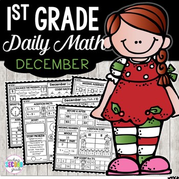 Preview of December Morning Work First Grade