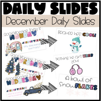 Preview of December Daily Slides