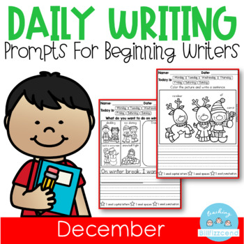 Preview of December Daily Writing Prompts