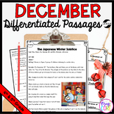 December Differentiated Reading Comprehension Passages Lex