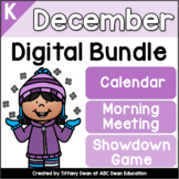 December Digital Bundle - Calendar - Morning Meeting - Cla